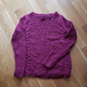 BANANA REPUBLIC CABLE KNIT SWEATER
